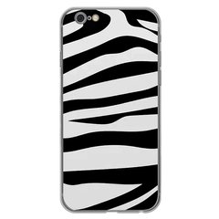 Чохол прозорий Print Zebra для iPhone 6 | 6s купити