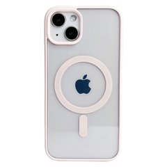 Чохол Matte Acrylic MagSafe для iPhone 15 Pink Sand