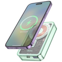 Портативна Батарея Hoco Q14A Ice Crystal 20W MagSafe 10000mAh Mint купити
