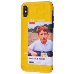 Чехол Fun Emotion Case (TPU) для iPhone XS MAX Yellow купить