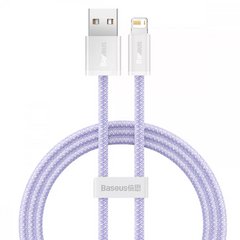 Кабель Baseus Dynamic Series Fast Charging USB to Lightning 2.4A (2m) Purple купити