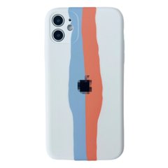 Чехол Rainbow FULL+CAMERA Case для iPhone 13 PRO White/Orange