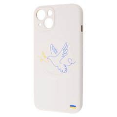 Чохол WAVE Ukraine Edition Case with MagSafe для iPhone 13 Dove of peace Antique White