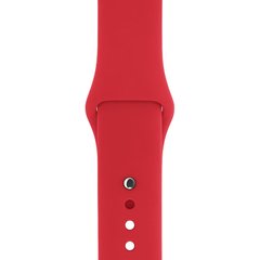 Ремінець Silicone Sport Band для Apple Watch 42mm | 44mm | 45mm | 49mm Product Red розмір S купити