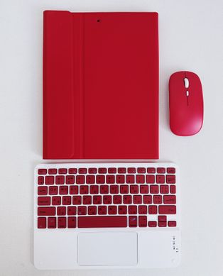 Чехол-клавиатура + мышка для iPad Air 9.7 | Air 2 9.7 | Pro 9.7 | New 9.7 Red - ash-mobile.com.ua - фото 2