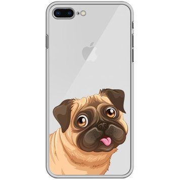 Чохол прозорий Print Dogs для iPhone 7 Plus | 8 Plus Dog - ash-mobile.com.ua - фото 1