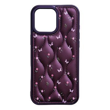 Чехол Flowers Case для iPhone 14 PRO MAX Purple - ash-mobile.com.ua - фото 1