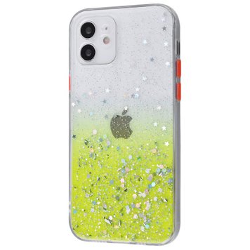 Чохол Confetti Glitter Case для iPhone 12 Yellow - ash-mobile.com.ua - фото 1