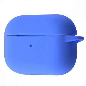 Чехол с микрофиброй для AirPods PRO Blue - ash-mobile.com.ua - фото 1