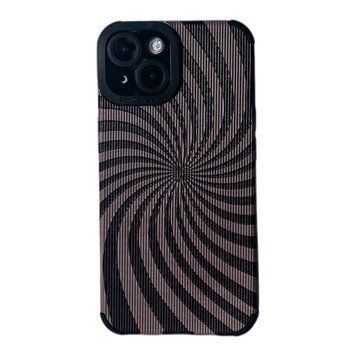 Чохол Ribbed Case для iPhone 15 Spiral Black - ash-mobile.com.ua - фото 1