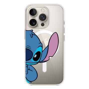 Чохол прозорий Print Blue Monster with MagSafe для iPhone 17 PRO MAX Half