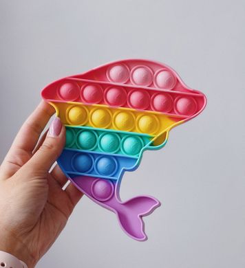 Pop-It іграшка Dolphin (Дельфін) Pink/Glycine купити