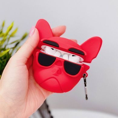 Чохол 3D для AirPods PRO Bulldog Red - ash-mobile.com.ua - фото 4