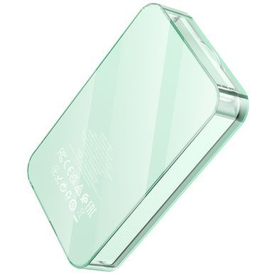 Портативна Батарея Hoco Q14A Ice Crystal 20W MagSafe 10000mAh Mint - ash-mobile.com.ua - фото 2