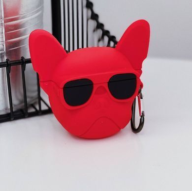 Чохол 3D для AirPods PRO Bulldog Red - ash-mobile.com.ua - фото 2