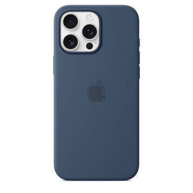 Чохол Silicone Case with MagSafe OEM для iPhone 16 PRO MAX Denim - ash-mobile.com.ua - фото 3