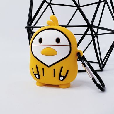Чохол 3D для AirPods 1 | 2 Duck Yellow - ash-mobile.com.ua - фото 4