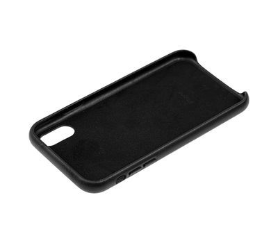 Чехол Leather Case GOOD для iPhone X | XS Black купить
