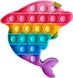 Pop-It іграшка Dolphin (Дельфін) Pink/Glycine