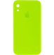 Чехол Silicone Case FULL+Camera Square для iPhone XR Party Green купить