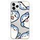Чохол прозорий Print Shark для iPhone 14 PRO MAX Shark More - ash-mobile.com.ua - фото 1