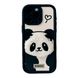 Чохол Panda Case для iPhone 15 PRO Love Black - ash-mobile.com.ua - фото 1