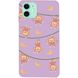 Чехол Wave Print Case для iPhone 11 Purple Monkey купить