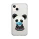 Чехол прозрачный Print Animals для iPhone 15 Plus Panda - ash-mobile.com.ua - фото 1