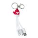 Кабель ASH Happy 3 in 1 USB (Micro-USB+Lightning+Type-C) Glove купити