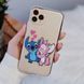 Чехол прозрачный Print Monster для iPhone 12 PRO MAX Blue and Angel kiss