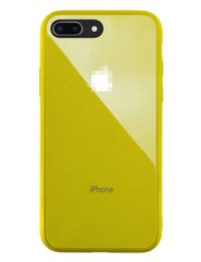 Чохол Glass Pastel Case для iPhone 7 Plus | 8 Plus Yellow купити