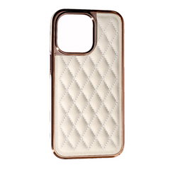 Чехол PULOKA Design Leather Case для iPhone 14 PRO MAX White