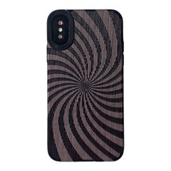 Чехол Ribbed Case для iPhone XR Spiral Black купить