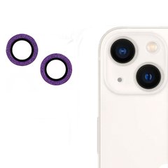Защитное стекло на камеру Diamonds Lens для iPhone 14 | 14 Plus Violet