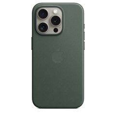 Чохол FineWoven Case with MagSafe для iPhone 15 PRO Evergreen