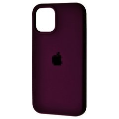 Чехол Silicone Case Full для iPhone 12 MINI Plum купить