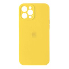 Чехол Silicone Case Full + Camera для iPhone 13 PRO Yellow