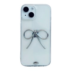 Чехол Bow Case для iPhone 15 Silver