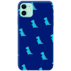 Чехол Wave Print Case для iPhone 12 MINI Blue Dinosaur купить