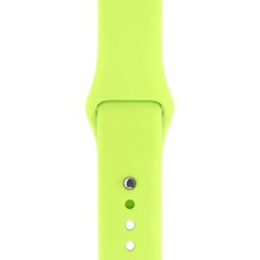 Ремінець Silicone Sport Band для Apple Watch 42mm | 44mm | 45mm | 49mm Lime green розмір S купити