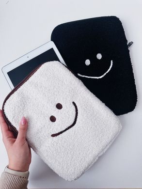 Сумка Plush Bag для MacBook Air 13" (2018-2022) | Pro 13" (2016-2022) White - ash-mobile.com.ua - фото 2