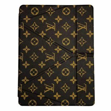 Чехол Logfer Origami+Stylus для iPad 10.2 LV Monogram Brown - ash-mobile.com.ua - фото 1
