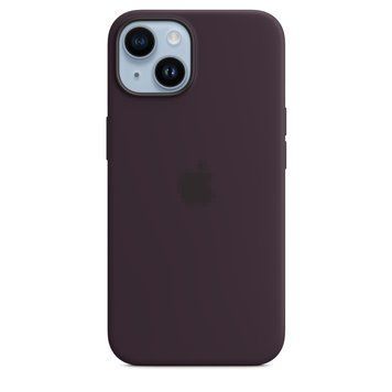Чохол Silicone Case Full OEM+MagSafe для iPhone 14 Plus Elderberry - ash-mobile.com.ua - фото 1
