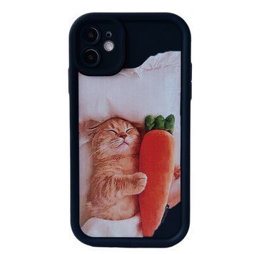 Чохол Wilkins Case для iPhone 7 Plus | 8 Plus Carrot cat Black - ash-mobile.com.ua - фото 1