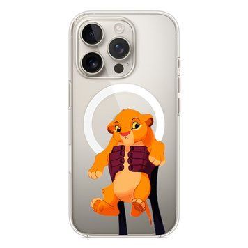 Чохол прозорий Print Lion King with MagSafe для iPhone 17 PRO MAX Simba King