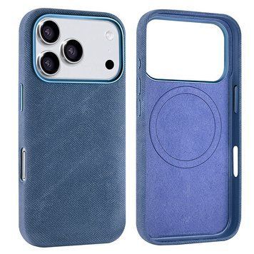 Чехол Suede with MagSafe для iPhone 16 Dark Blue - ash-mobile.com.ua - фото 1