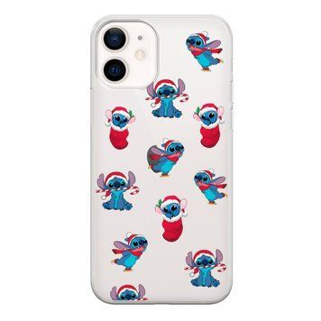 Чохол прозорий Print NEW YEAR для iPhone 12 MINI Blue Monster Red Hat - ash-mobile.com.ua - фото 1