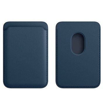 Leather Wallet with Double Magnetic Midnight Blue - ash-mobile.com.ua - фото 1