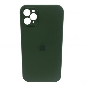 Чехол Silicone Case FULL+Camera Square для iPhone 12 PRO Olive - ash-mobile.com.ua - фото 1