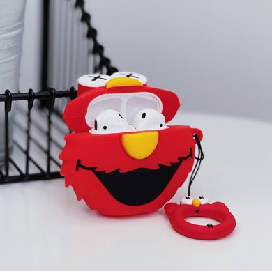 Чехол 3D для AirPods 1 | 2 Red Elmo купить